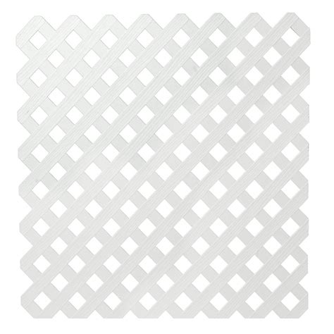 White Vinyl Classic Diamond Lattice add a touch of class to your home. . Plastic lattice panels 4x8